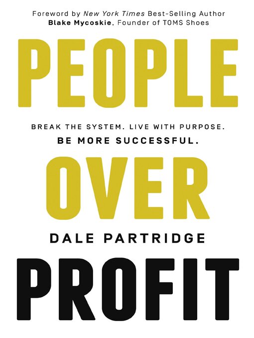 Title details for People Over Profit by Dale Partridge - Available